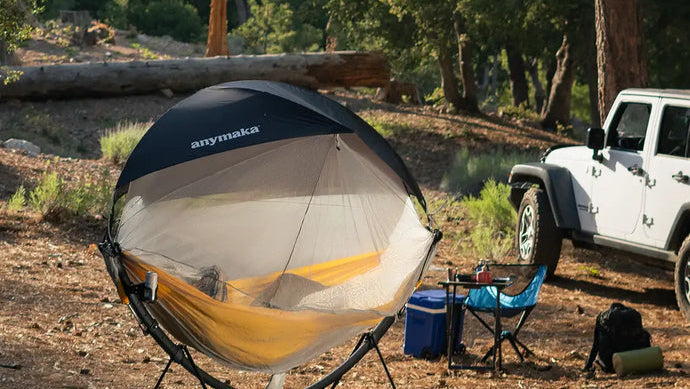 Hängematte mit Moskitonetz