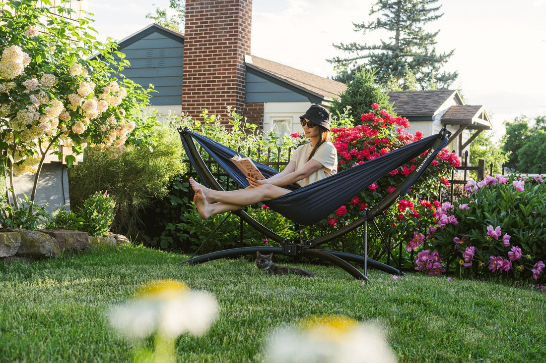 Hängematte für Garten ohne Bäume