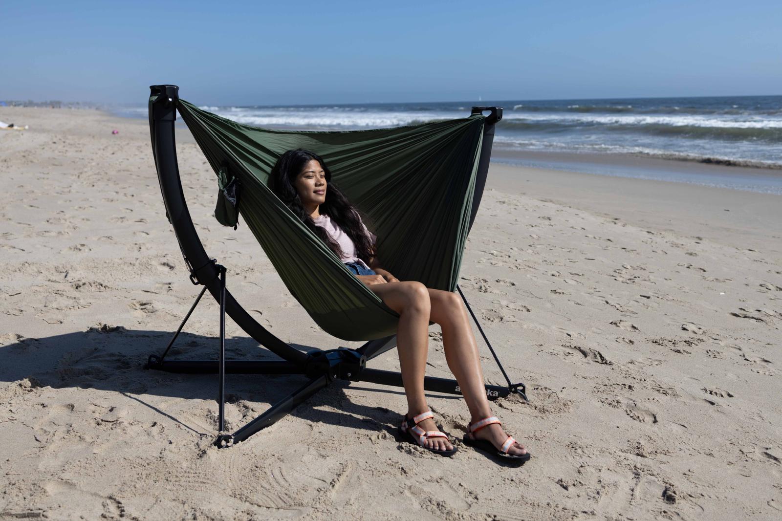 Hängesessel mit Gestell